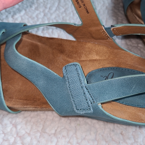 EuroSoft by Sofft Gianetta Dusty Teal women's sandal size 6 - Picture 7 of 8